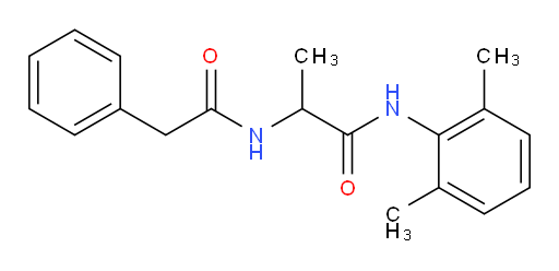 N-(2,6-dimethylphenyl)-2-(2-phenylacetamido)propanamide
