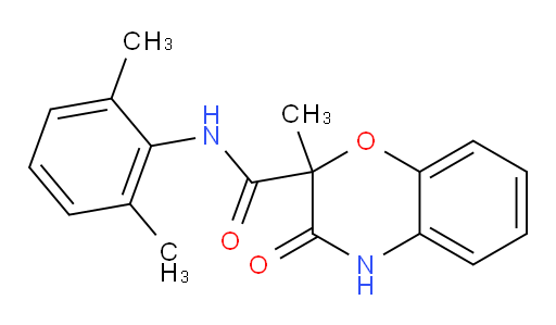 N-(2,6-dimethylphenyl)-2-methyl-3-oxo-3,4-dihydro-2H-benzo[b][1,4]oxazine-2-carboxamide