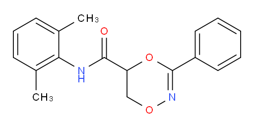 N-(2,6-dimethylphenyl)-3-phenyl-5,6-dihydro-1,4,2-dioxazine-5-carboxamide