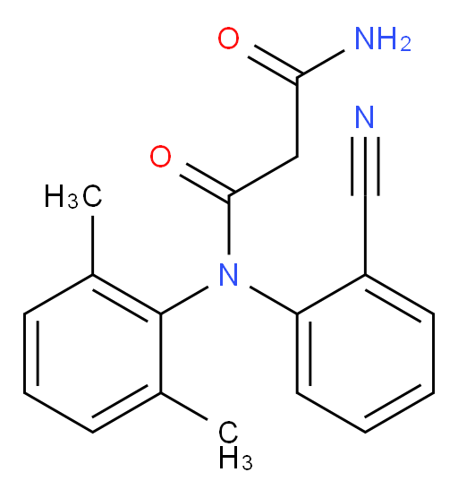 N1-(2-cyanophenyl)-N1-(2,6-dimethylphenyl)malonamide