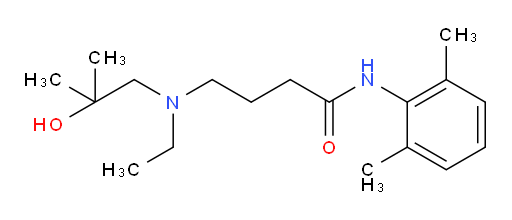 N-(2,6-dimethylphenyl)-4-(ethyl(2-hydroxy-2-methylpropyl)amino)butanamide