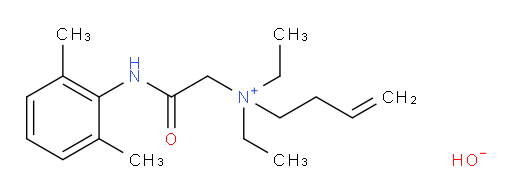 N-(2-((2,6-dimethylphenyl)amino)-2-oxoethyl)-N,N-diethylbut-3-en-1-aminium hydroxide
