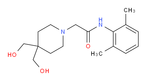 2-(4,4-bis(hydroxymethyl)piperidin-1-yl)-N-(2,6-dimethylphenyl)acetamide