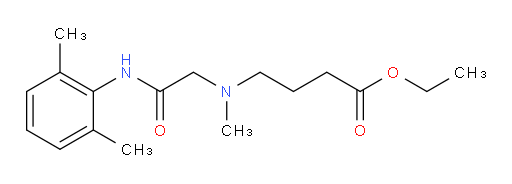 ethyl 4-((2-((2,6-dimethylphenyl)amino)-2-oxoethyl)(methyl)amino)butanoate