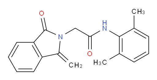 N-(2,6-dimethylphenyl)-2-(1-methylene-3-oxoisoindolin-2-yl)acetamide
