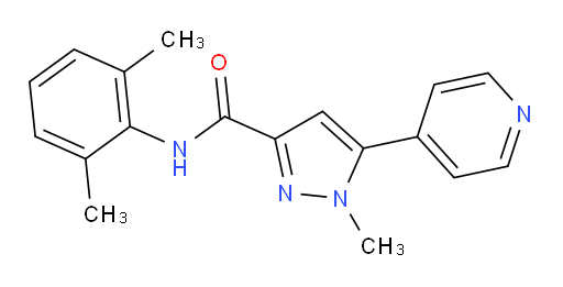 N-(2,6-dimethylphenyl)-1-methyl-5-(pyridin-4-yl)-1H-pyrazole-3-carboxamide
