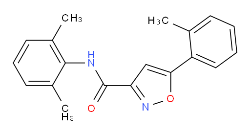 N-(2,6-dimethylphenyl)-5-(o-tolyl)isoxazole-3-carboxamide