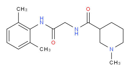 N-(2-((2,6-dimethylphenyl)amino)-2-oxoethyl)-1-methylpiperidine-3-carboxamide