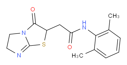 N-(2,6-dimethylphenyl)-2-(3-oxo-2,3,5,6-tetrahydroimidazo[2,1-b]thiazol-2-yl)acetamide