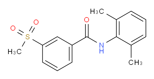N-(2,6-dimethylphenyl)-3-(methylsulfonyl)benzamide