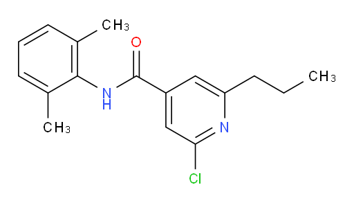 2-chloro-N-(2,6-dimethylphenyl)-6-propylisonicotinamide