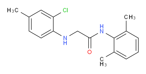 2-((2-chloro-4-methylphenyl)amino)-N-(2,6-dimethylphenyl)acetamide
