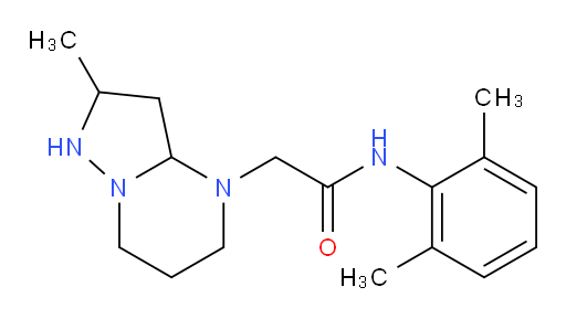 N-(2,6-dimethylphenyl)-2-(2-methylhexahydropyrazolo[1,5-a]pyrimidin-4(5H)-yl)acetamide
