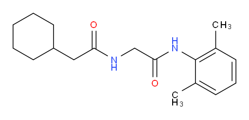 2-cyclohexyl-N-(2-((2,6-dimethylphenyl)amino)-2-oxoethyl)acetamide