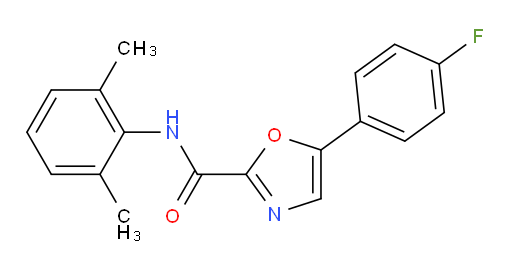 N-(2,6-dimethylphenyl)-5-(4-fluorophenyl)oxazole-2-carboxamide