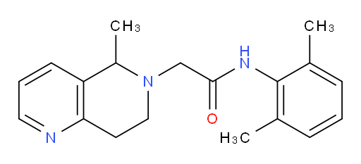 N-(2,6-dimethylphenyl)-2-(5-methyl-7,8-dihydro-1,6-naphthyridin-6(5H)-yl)acetamide