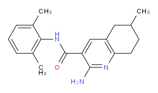 2-amino-N-(2,6-dimethylphenyl)-6-methyl-5,6,7,8-tetrahydroquinoline-3-carboxamide