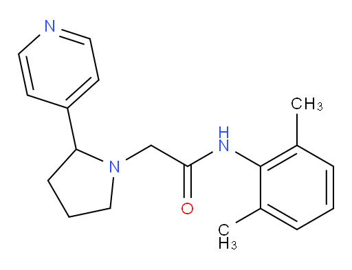 N-(2,6-dimethylphenyl)-2-(2-(pyridin-4-yl)pyrrolidin-1-yl)acetamide