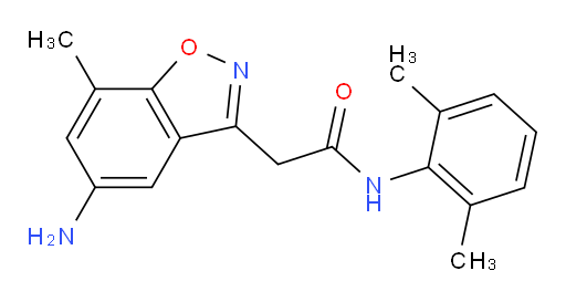 2-(5-amino-7-methylbenzo[d]isoxazol-3-yl)-N-(2,6-dimethylphenyl)acetamide