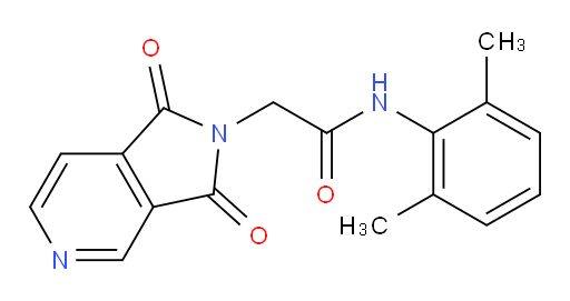 N-(2,6-dimethylphenyl)-2-(1,3-dioxo-1H-pyrrolo[3,4-c]pyridin-2(3H)-yl)acetamide