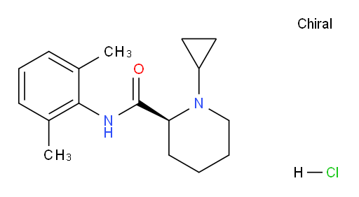 (S)-1-cyclopropyl-N-(2,6-dimethylphenyl)piperidine-2-carboxamide hydrochloride