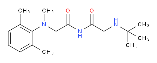 2-(tert-butylamino)-N-(2-((2,6-dimethylphenyl)(methyl)amino)acetyl)acetamide