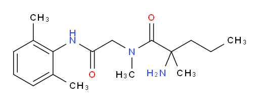 2-amino-N-(2-((2,6-dimethylphenyl)amino)-2-oxoethyl)-N,2-dimethylpentanamide