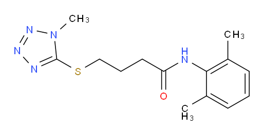 N-(2,6-dimethylphenyl)-4-((1-methyl-1H-tetrazol-5-yl)thio)butanamide
