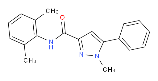 N-(2,6-dimethylphenyl)-1-methyl-5-phenyl-1H-pyrazole-3-carboxamide