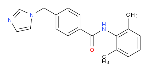 4-((1H-imidazol-1-yl)methyl)-N-(2,6-dimethylphenyl)benzamide