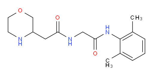 N-(2,6-dimethylphenyl)-2-(2-(morpholin-3-yl)acetamido)acetamide