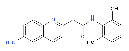 2-(6-aminoquinolin-2-yl)-N-(2,6-dimethylphenyl)acetamide
