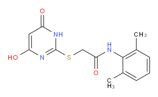 N-(2,6-dimethylphenyl)-2-((4-hydroxy-6-oxo-1,6-dihydropyrimidin-2-yl)thio)acetamide