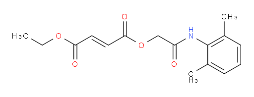 2-((2,6-dimethylphenyl)amino)-2-oxoethyl ethyl fumarate