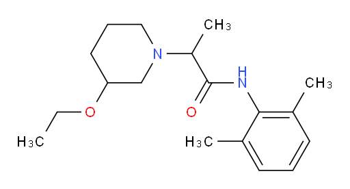 N-(2,6-dimethylphenyl)-2-(3-ethoxypiperidin-1-yl)propanamide