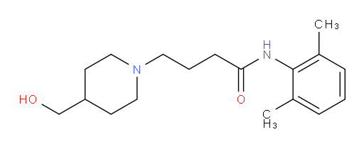 N-(2,6-dimethylphenyl)-4-(4-(hydroxymethyl)piperidin-1-yl)butanamide