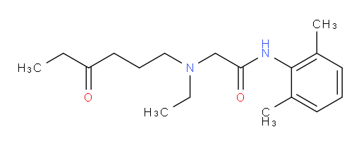 N-(2,6-dimethylphenyl)-2-(ethyl(4-oxohexyl)amino)acetamide