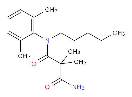 N1-(2,6-dimethylphenyl)-2,2-dimethyl-N1-pentylmalonamide
