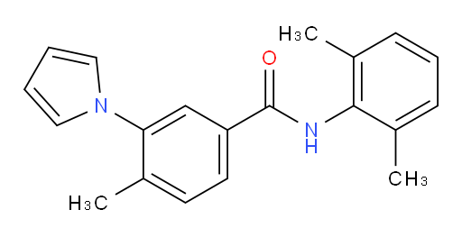 N-(2,6-dimethylphenyl)-4-methyl-3-(1H-pyrrol-1-yl)benzamide