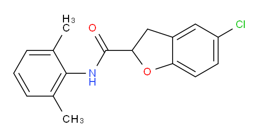 5-chloro-N-(2,6-dimethylphenyl)-2,3-dihydrobenzofuran-2-carboxamide