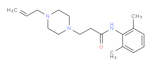 3-(4-allylpiperazin-1-yl)-N-(2,6-dimethylphenyl)propanamide
