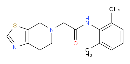 2-(6,7-dihydrothiazolo[5,4-c]pyridin-5(4H)-yl)-N-(2,6-dimethylphenyl)acetamide