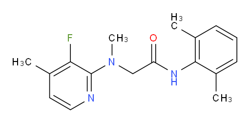N-(2,6-dimethylphenyl)-2-((3-fluoro-4-methylpyridin-2-yl)(methyl)amino)acetamide