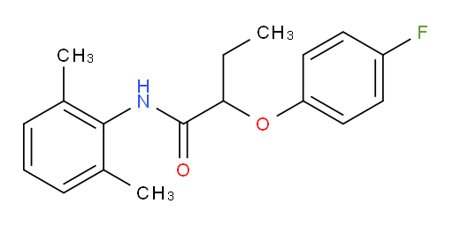 N-(2,6-dimethylphenyl)-2-(4-fluorophenoxy)butanamide
