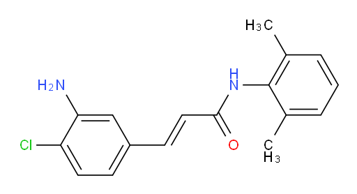 (E)-3-(3-amino-4-chlorophenyl)-N-(2,6-dimethylphenyl)acrylamide