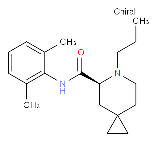 (S)-N-(2,6-dimethylphenyl)-6-propyl-6-azaspiro[2.5]octane-5-carboxamide