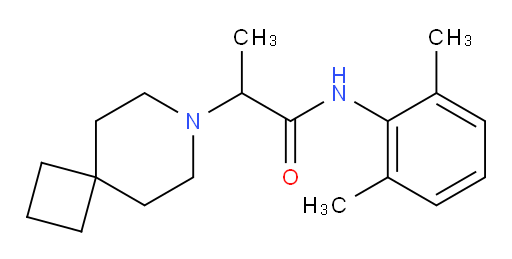 N-(2,6-dimethylphenyl)-2-(7-azaspiro[3.5]nonan-7-yl)propanamide
