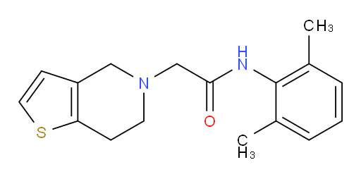 2-(6,7-dihydrothieno[3,2-c]pyridin-5(4H)-yl)-N-(2,6-dimethylphenyl)acetamide