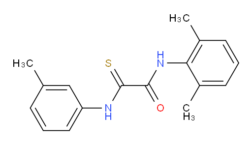 N-(2,6-dimethylphenyl)-2-thioxo-2-(m-tolylamino)acetamide