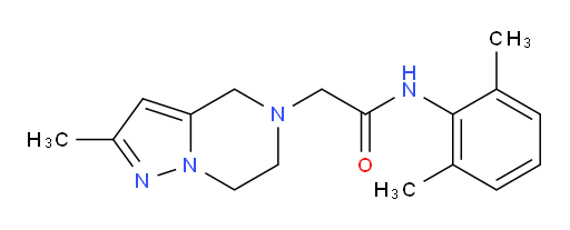 N-(2,6-dimethylphenyl)-2-(2-methyl-6,7-dihydropyrazolo[1,5-a]pyrazin-5(4H)-yl)acetamide